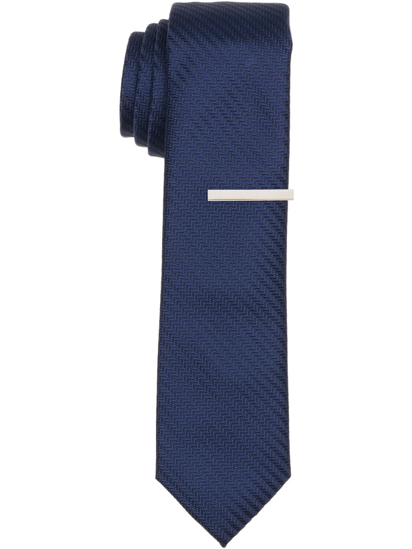 Perry Ellis Tolland Micro Slim Fit Tie Blue