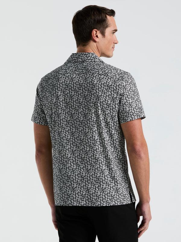 Perry Ellis Triangle Geo Print Shirt Black