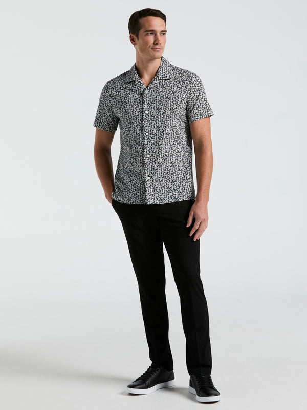 perry ellis Triangle Geo Print Shirt Black
