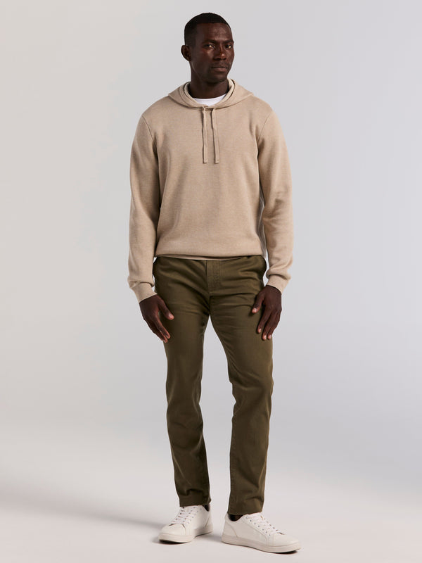 Perry Ellis Pullover Cotton Modal Hoodie London Fog Heather