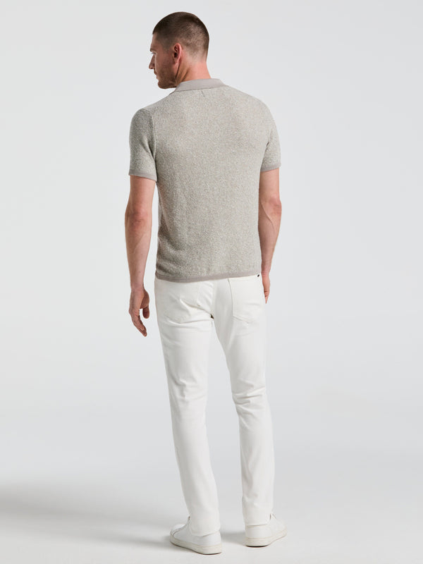 perry ellis Slim Fit 5 Pocket Denim Pant White Wash