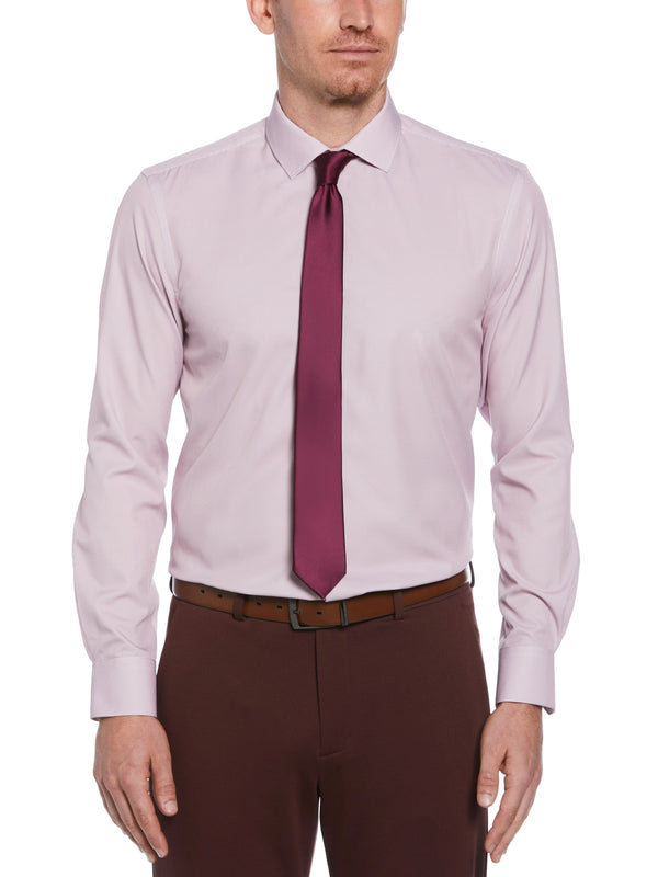 perry ellis Slim Fit Button-Down Stretch Gingham Dress Shirt Salmon