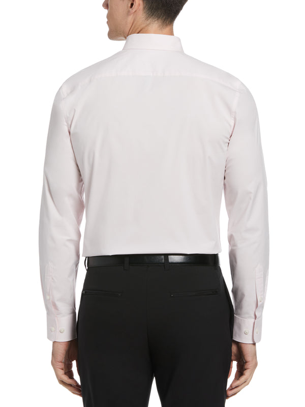 Perry Ellis Slim Fit Luxury Cotton Poplin Dress Shirt Bright White