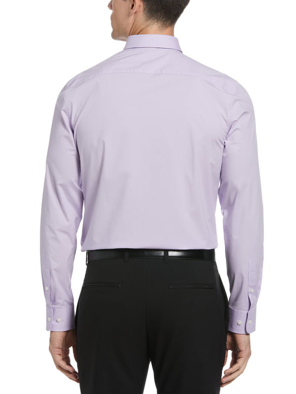 Perry Ellis Slim Fit Luxury Cotton Poplin Dress Shirt Bright White