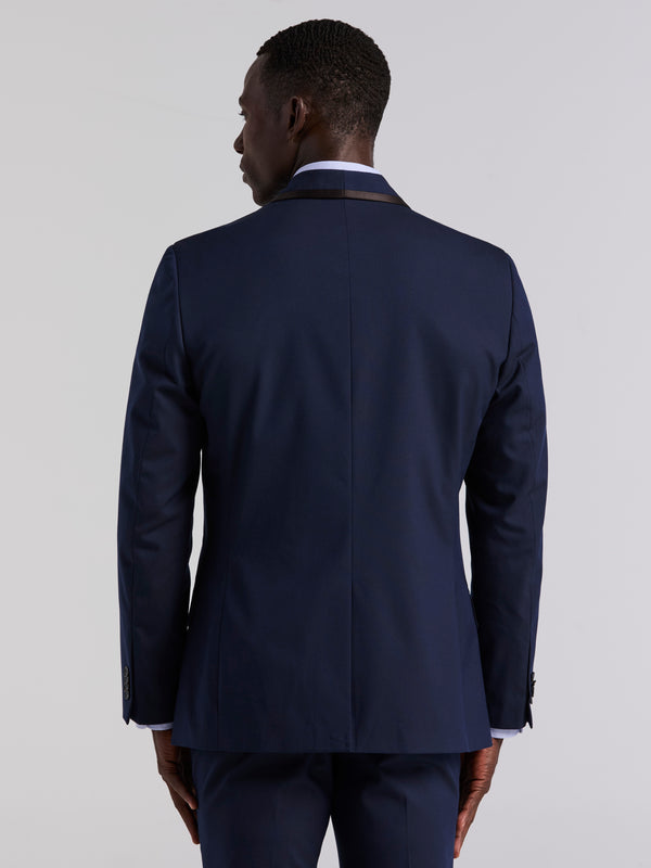 Perry Ellis Slim Fit Stretch Tuxedo Suit Jacket Black