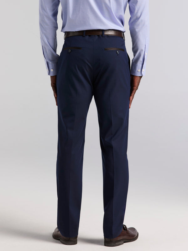 Perry Ellis Slim Fit Stretch Tuxedo Suit Pant Dark Sapphire