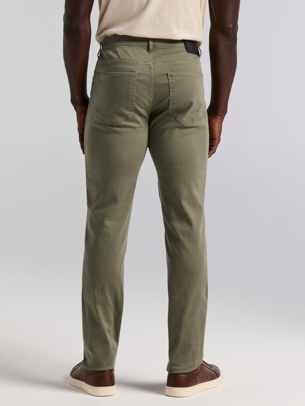 Perry Ellis Slim Fit TENCEL™ 5 Pocket Pant Dusty Olive