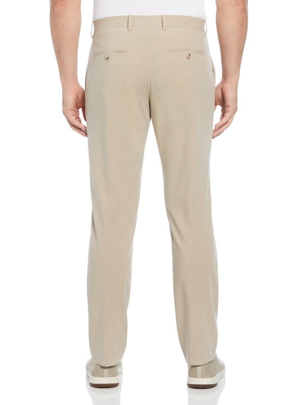Perry Ellis Slim Fit Textured Luxe Suit Pant White Pepper
