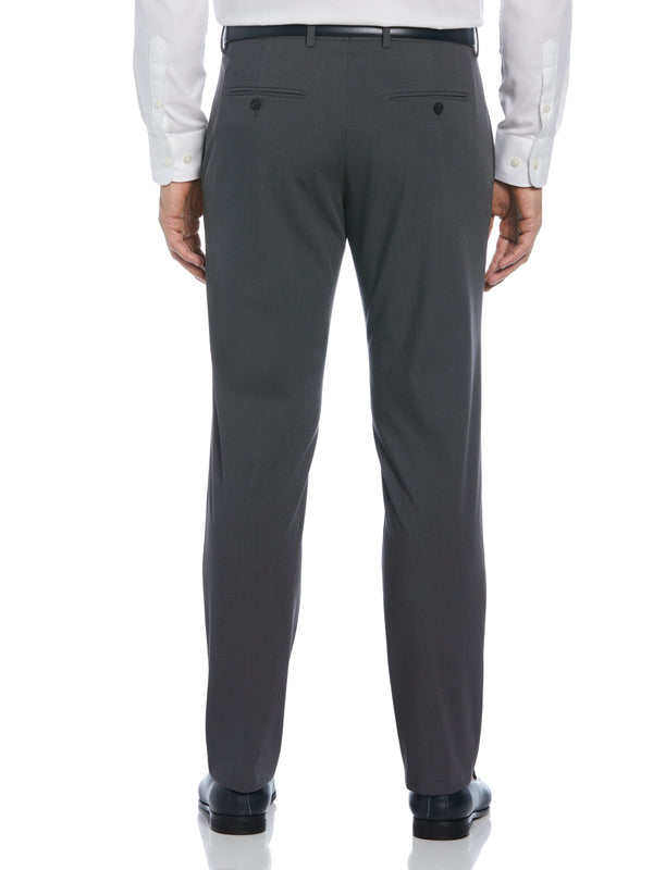 Perry Ellis Slim Fit Textured Luxe Suit Pant White Pepper