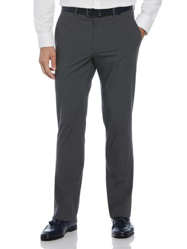 Perry Ellis Slim Fit Textured Luxe Suit Pant White Pepper