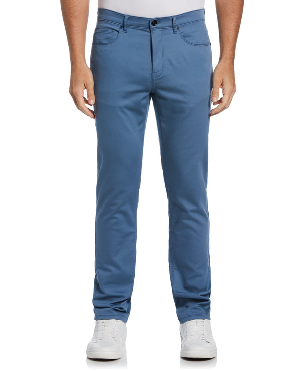 perry ellis Tall Slim Fit Anywhere Five Pocket Pant Copen Blue