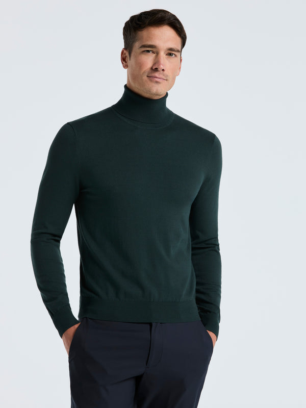 perry ellis Tech Knit Turtleneck Sweater Magical Forest