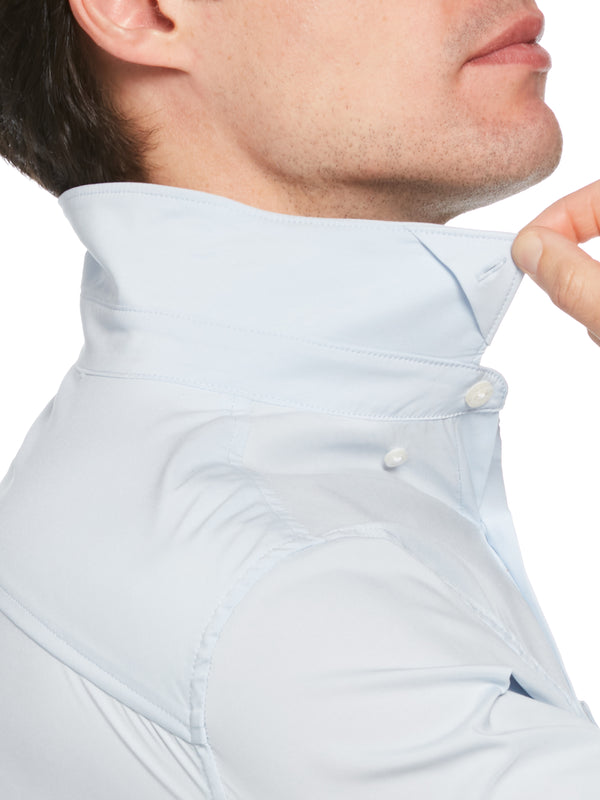 perry ellis Total Stretch Slim Fit Heather Shirt Heather