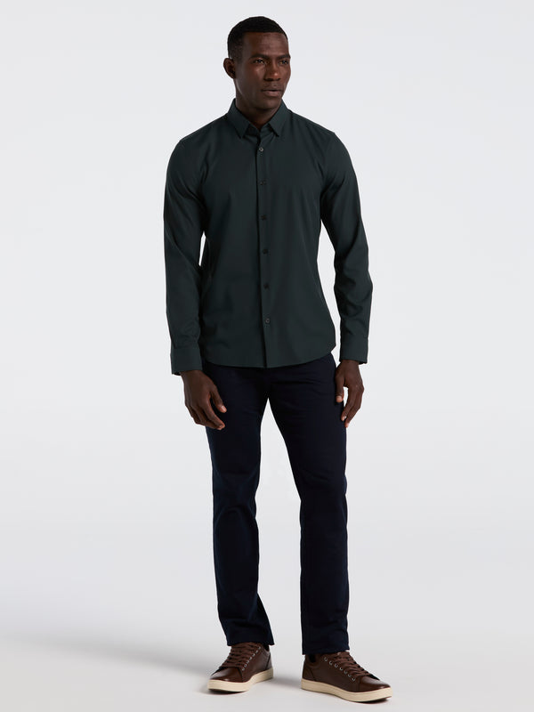 Perry Ellis Untucked Total Stretch Slim Fit Shirt Magical Forest