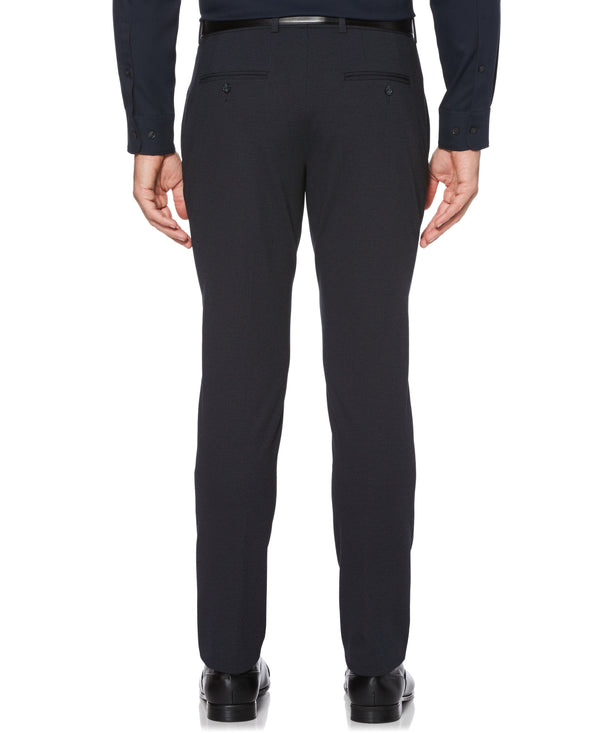 Perry Ellis Very Slim Fit Flat Front Stretch Knit Suit Pant Dark Sapphire