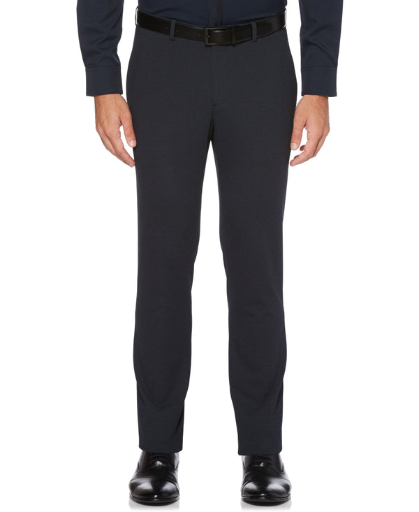 perry ellis Very Slim Fit Flat Front Stretch Knit Suit Pant Dark Sapphire