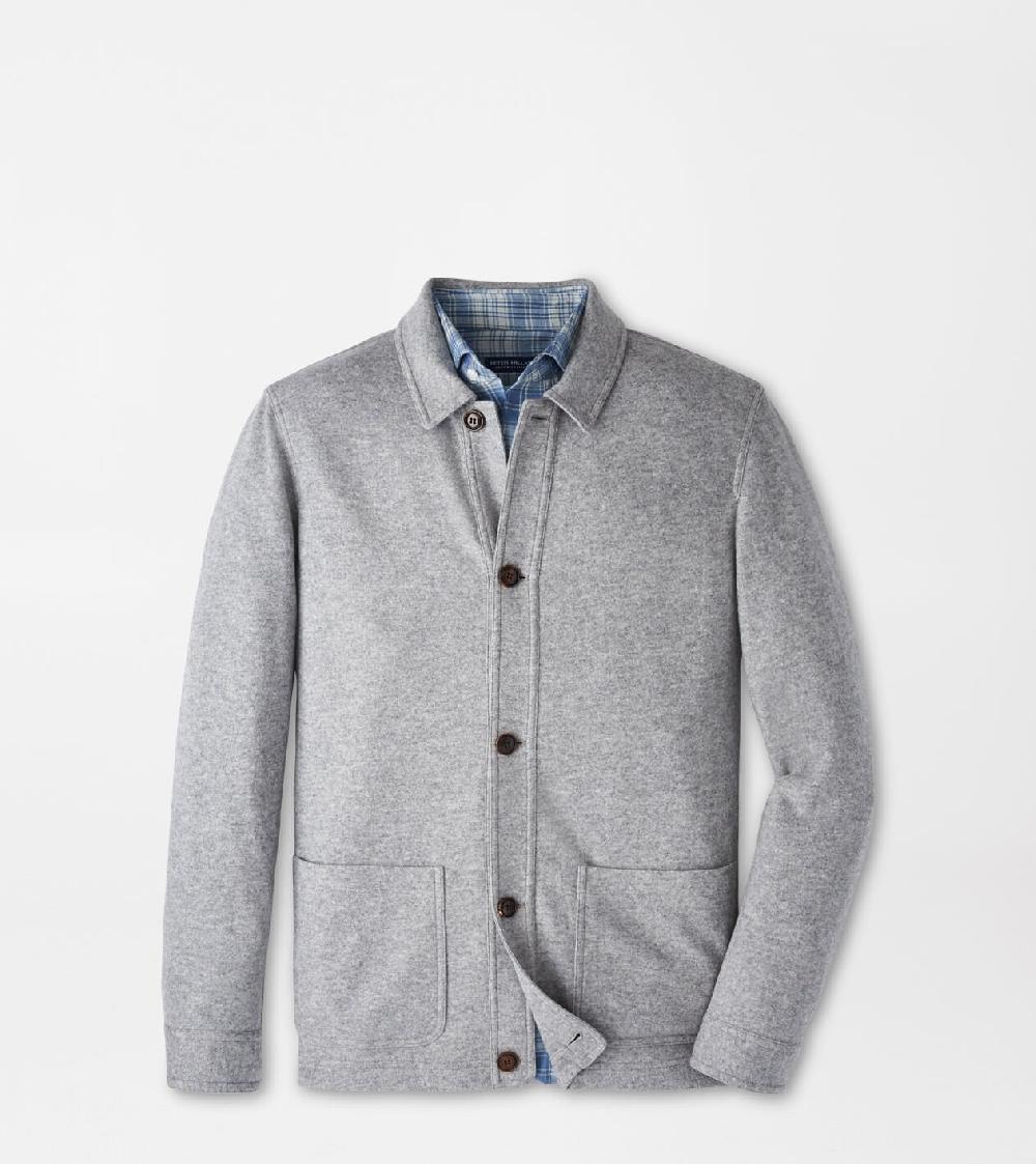 peter millar Artisan Crafted Cashmere Chore Coat Platinum