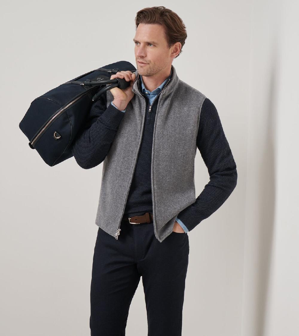 Peter Millar Artisan Crafted Cashmere Vest OSLO GREY