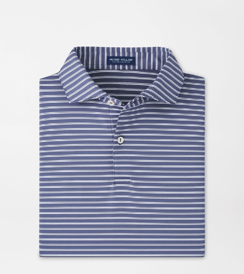 peter millar Bridge Performance Jersey Polo Nebula Blue