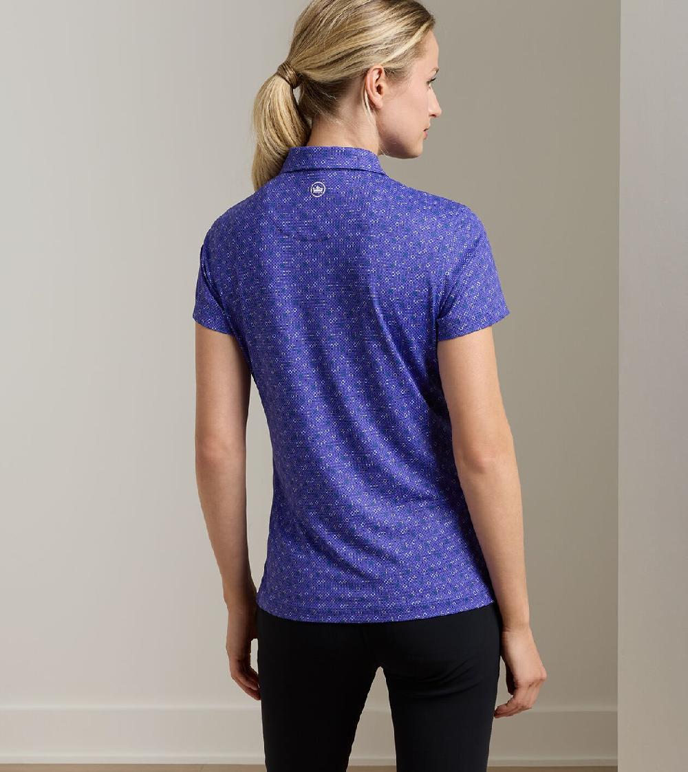 Peter Millar Circle Back Short-Sleeve Jersey Polo PACIFIC BLUE