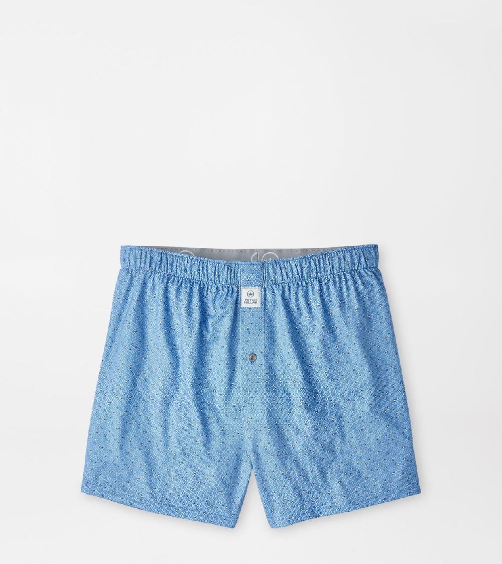 peter millar Costanzo Geo Performance Boxer Short Evening Tide