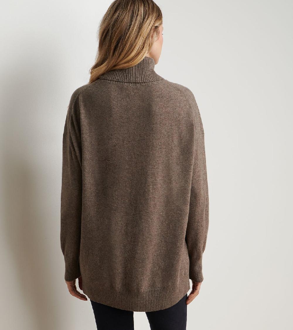 Peter Millar Crown Heritage Cashmere Turtleneck Sweater FALLEN LEAF