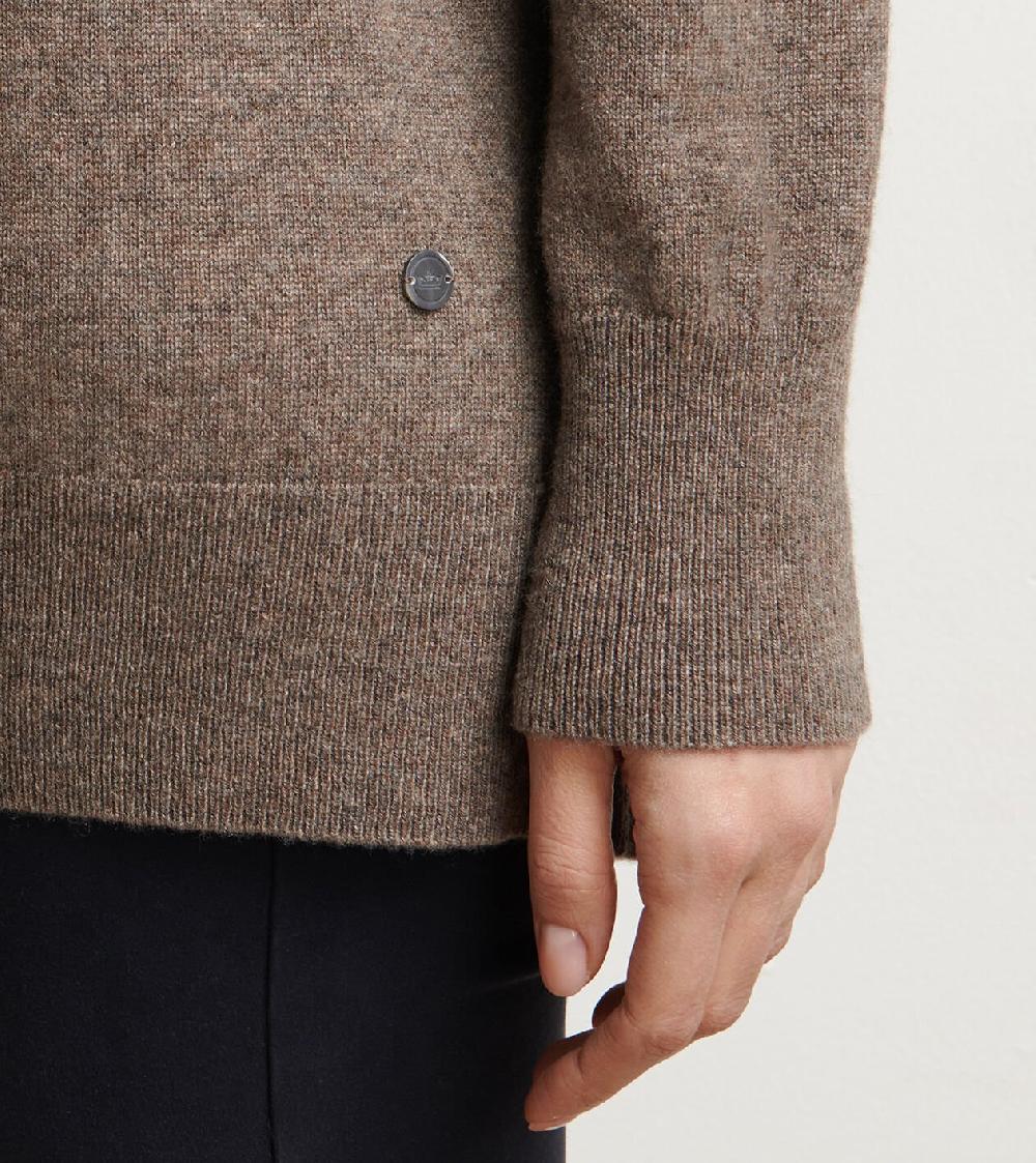 Peter Millar Crown Heritage Cashmere Turtleneck Sweater FALLEN LEAF