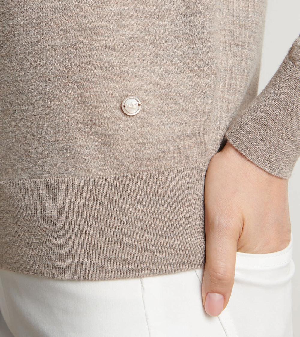 Peter Millar Excursionist Flex V-Neck Sweater PEBBLE