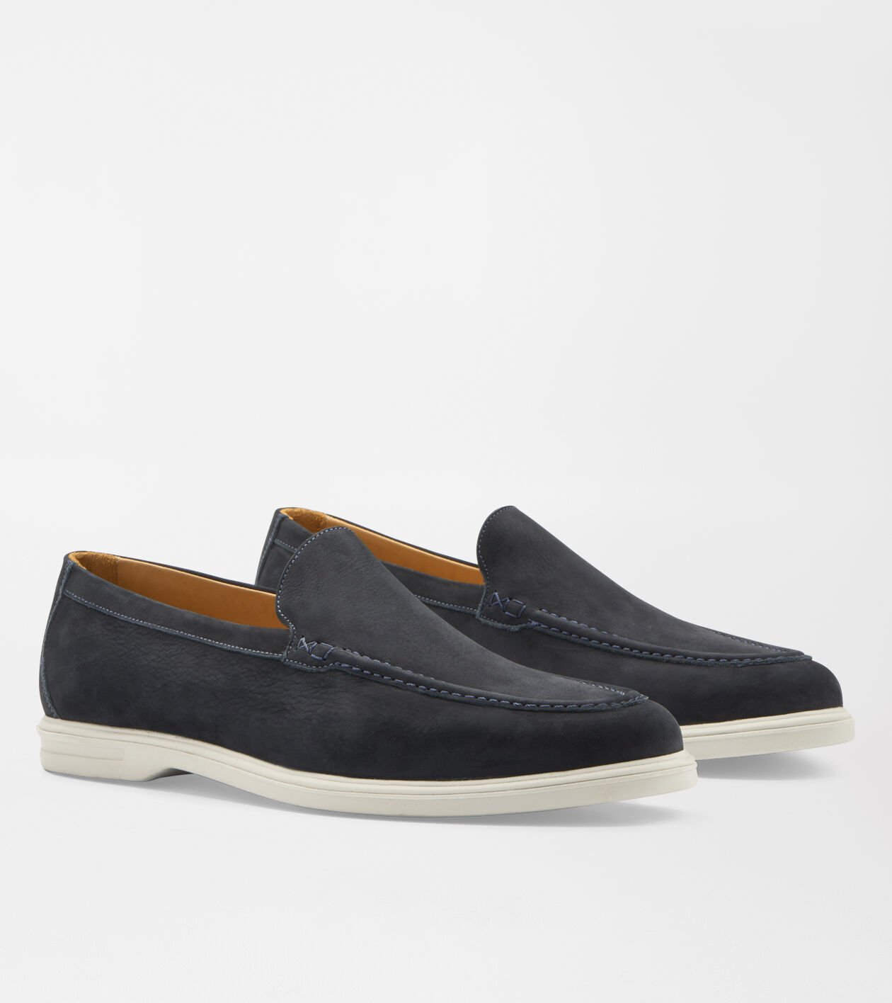 Peter Millar Excursionist Nubuck Venetian Loafer Dark Navy