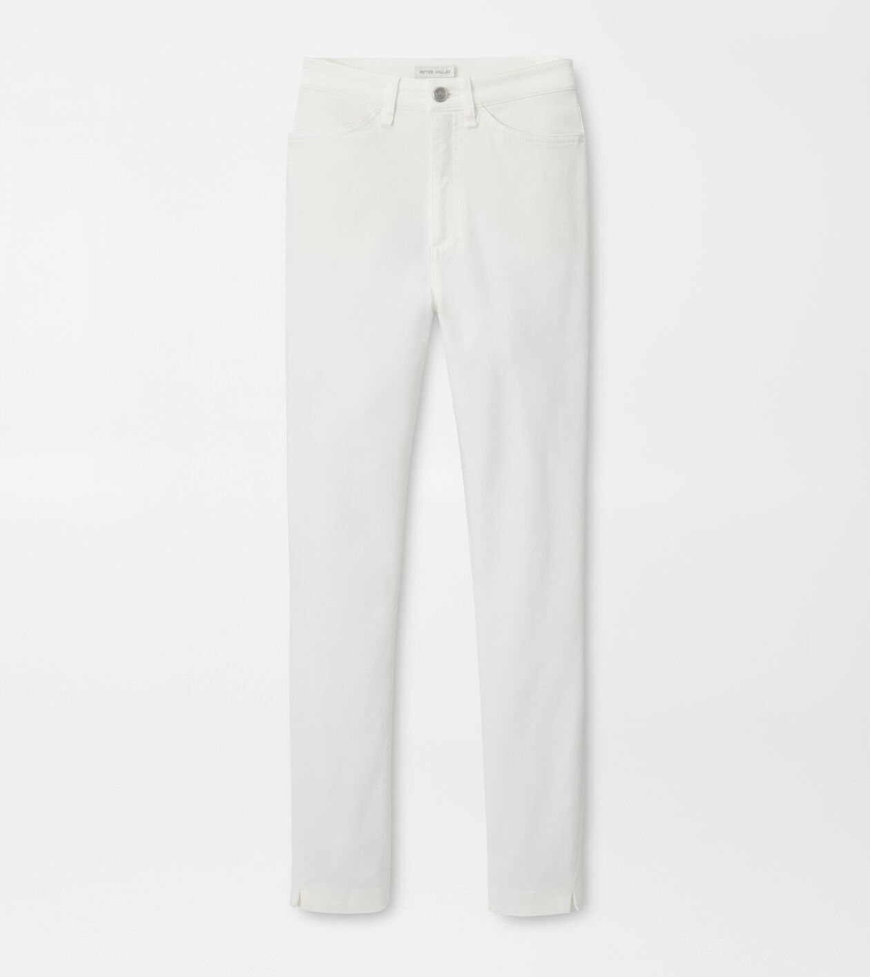 peter millar Karlie Stretch Sateen High Rise Pant White