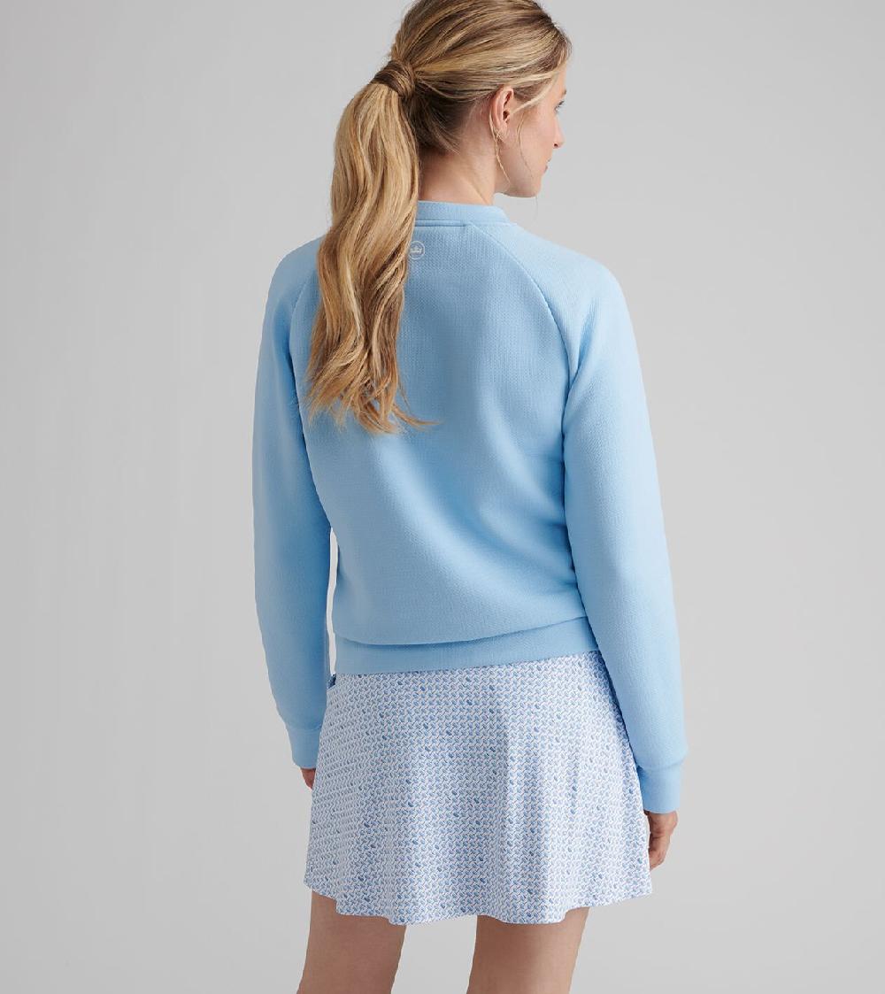 Peter Millar Lumi-Knit Performance Crewneck BLUE SOUND