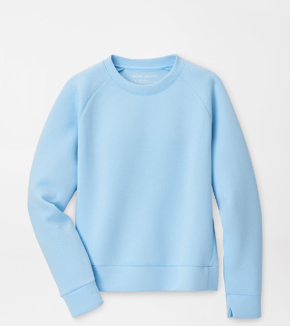 peter millar Lumi-Knit Performance Crewneck BLUE SOUND