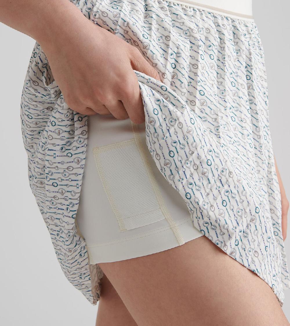 Peter Millar Mickey Social Club Pleated Skort Ivory