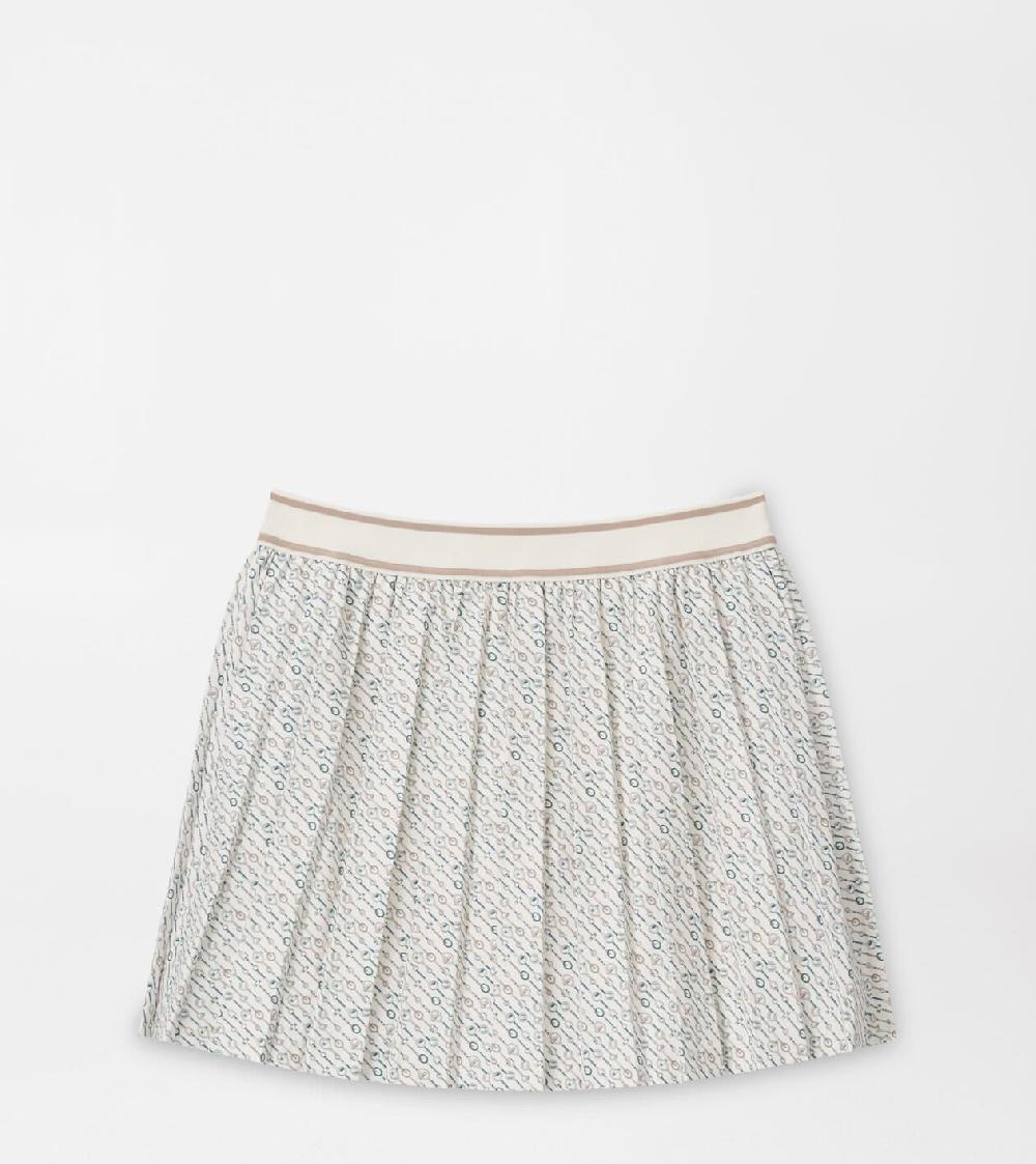 peter millar Mickey Social Club Pleated Skort Ivory
