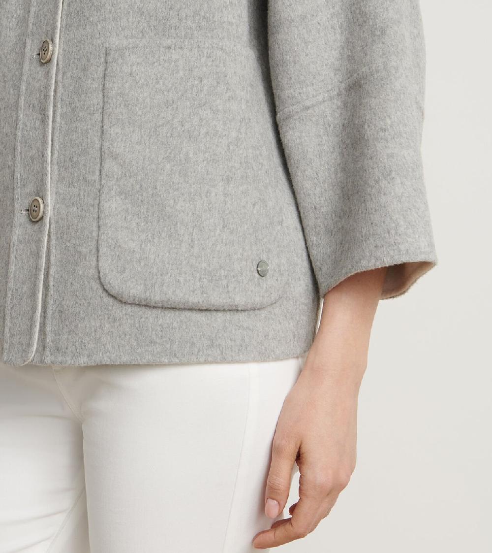 Peter Millar Molly Reversible Double Face Jacket LIGHT GREY/IVORY