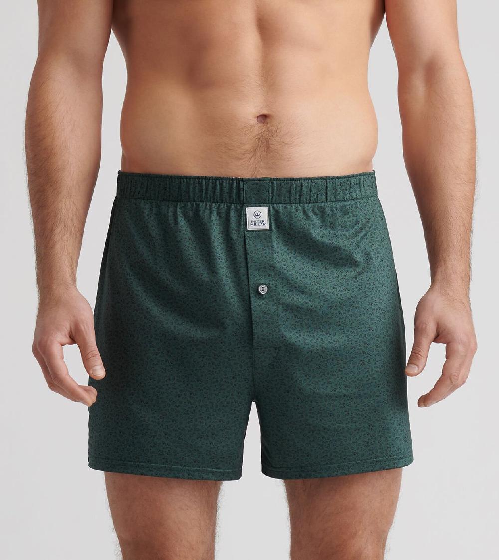 Peter Millar No Slow Play Performance Boxer Short Nordic Pine