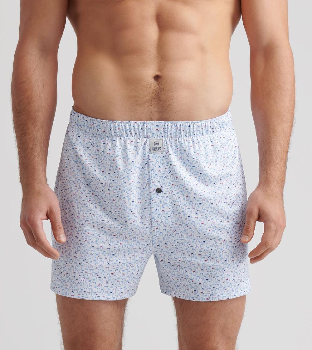 Peter Millar On The Hunt Performance Boxer Short White