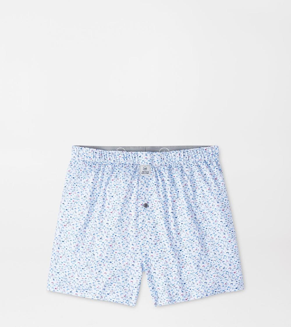 peter millar On The Hunt Performance Boxer Short White