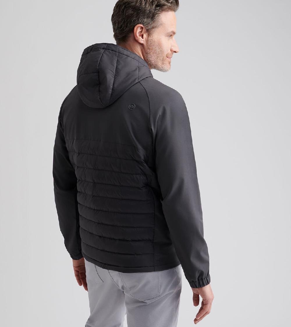 Peter Millar Apex Hybrid Hoodie CARBON BLACK