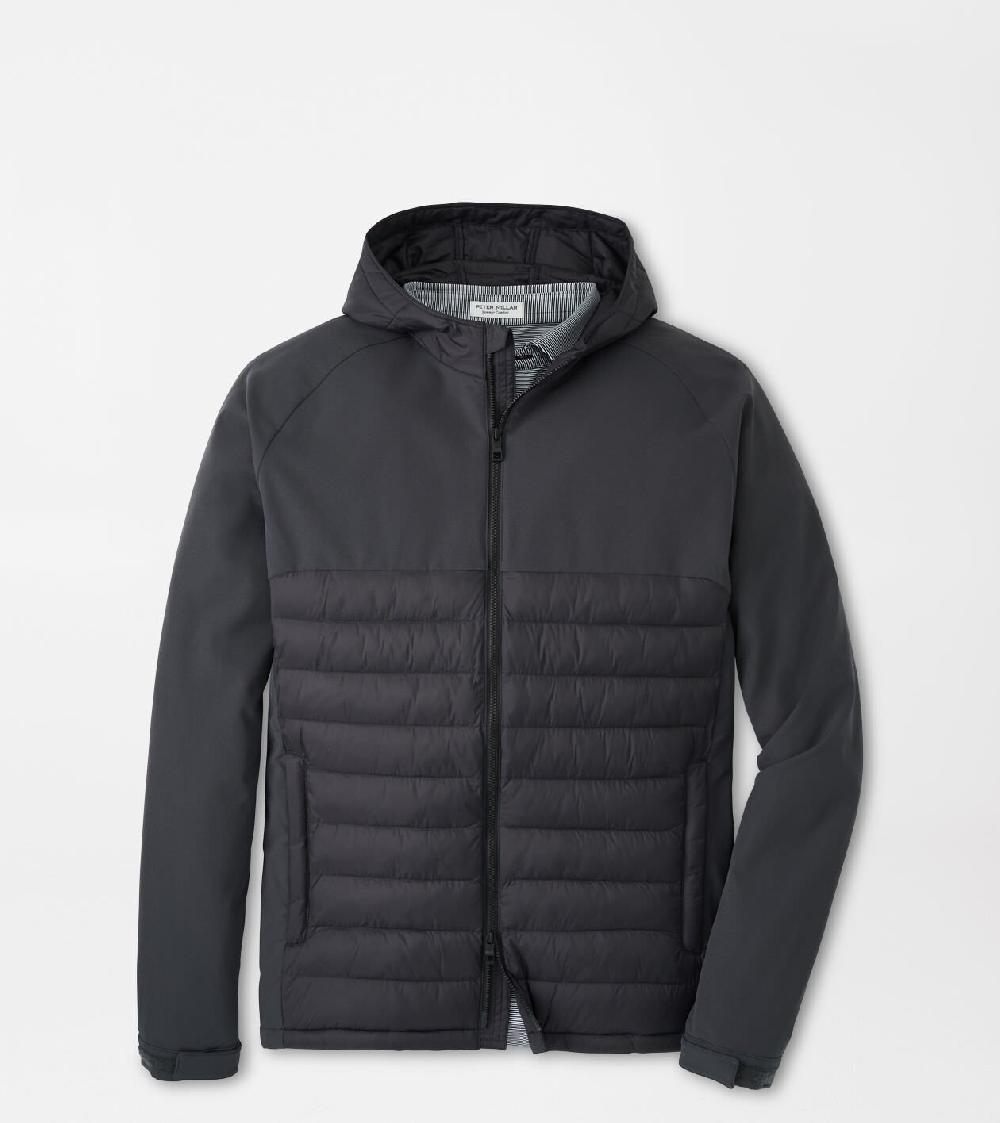 peter millar Apex Hybrid Hoodie CARBON BLACK