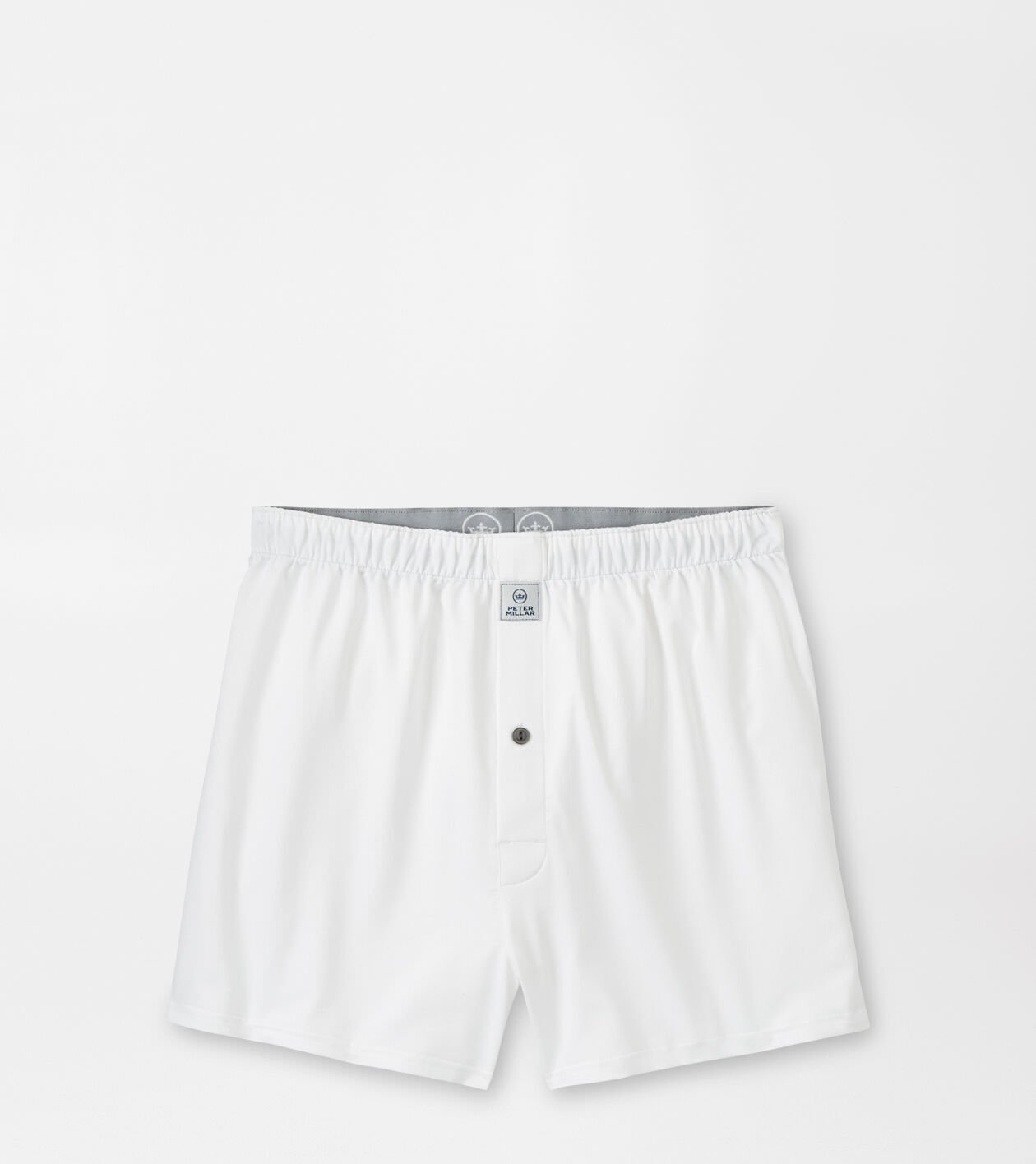peter millar Bold Stretch Jersey Boxer White