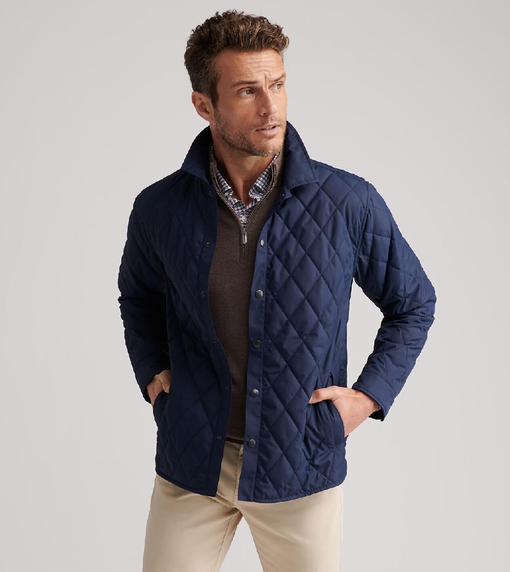 Peter Millar Brighton Shirt Jacket Navy