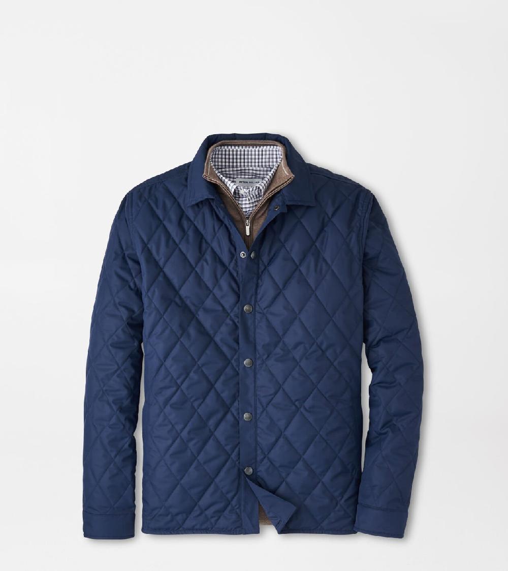 peter millar Brighton Shirt Jacket Navy
