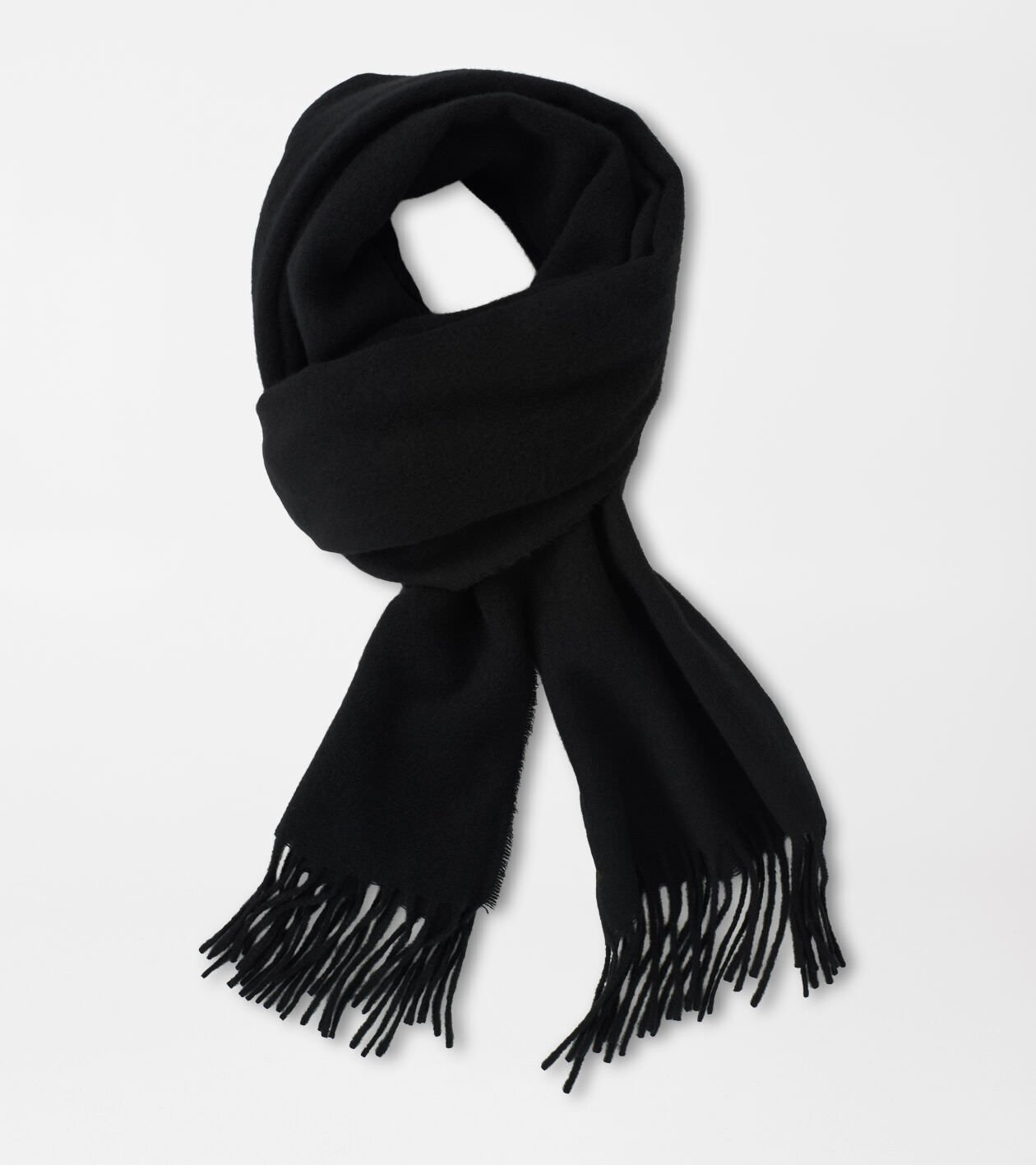 peter millar Cashmere Woven Scarf Black
