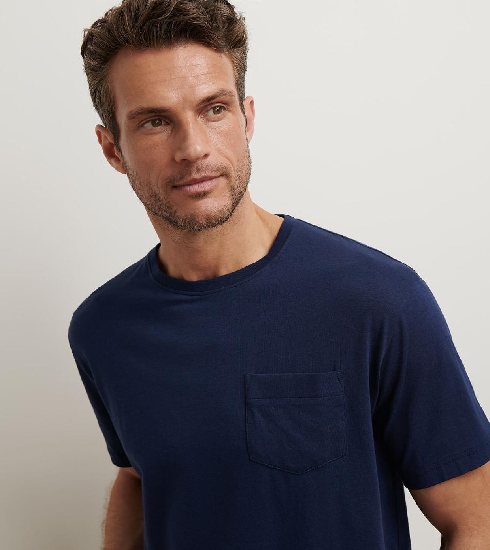 Peter Millar Crown Comfort Short-Sleeve Pocket Tee