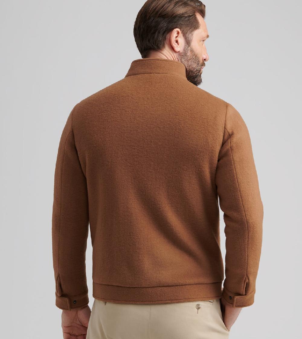 Peter Millar Crown Flex Merino Bomber HAZEL WOOD