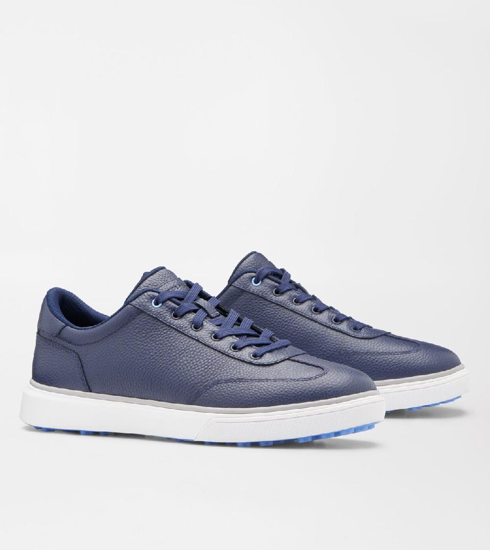 Peter Millar Drift Leather Hybrid Course Shoe Navy