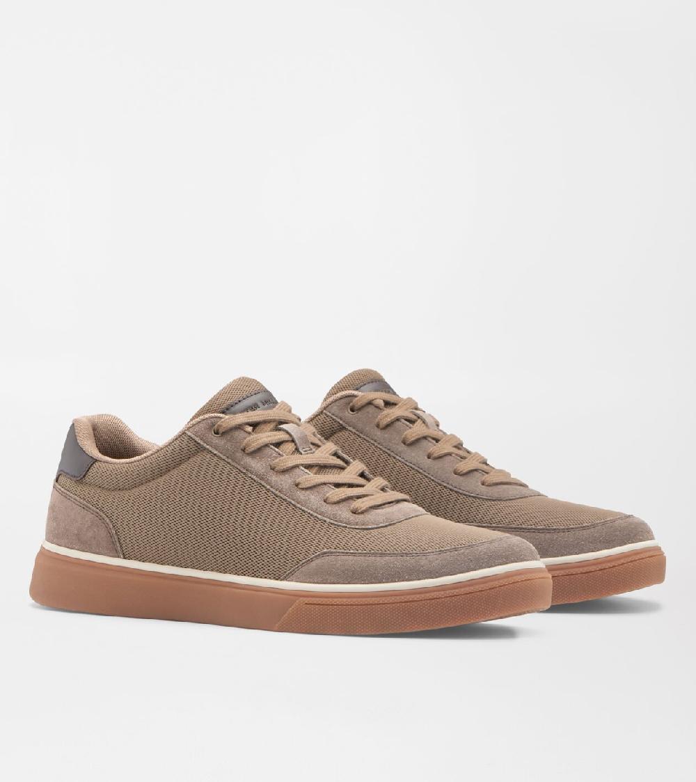 Peter Millar Drift Mesh Sneaker Mocha