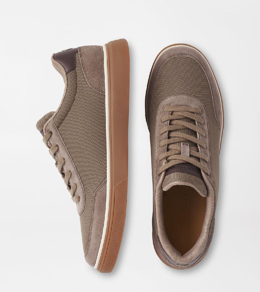 peter millar Drift Mesh Sneaker Mocha