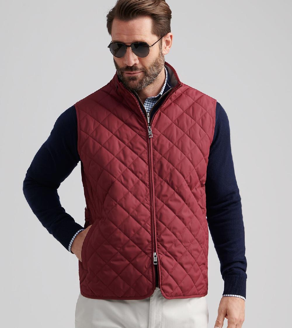 peter Millar Essex Vest Autumn Foliage